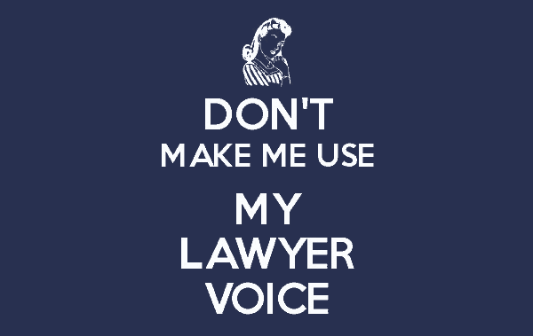 lawyer voice meme