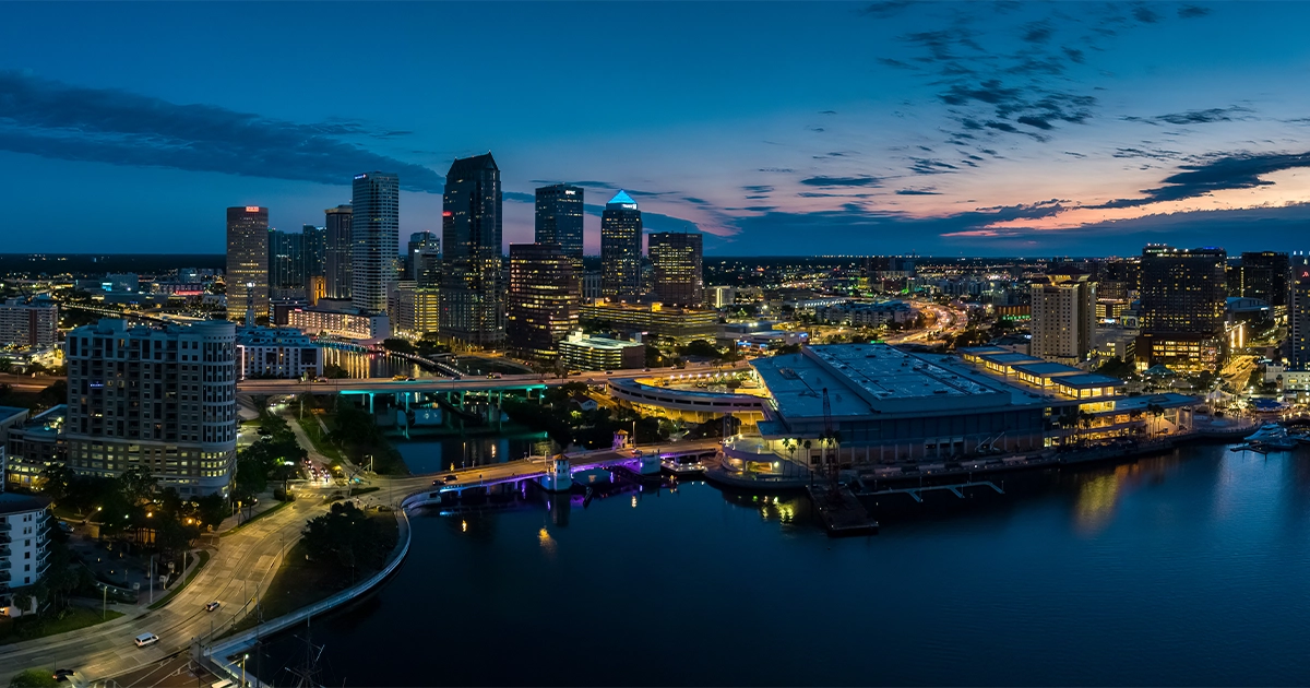 skyline of tampa